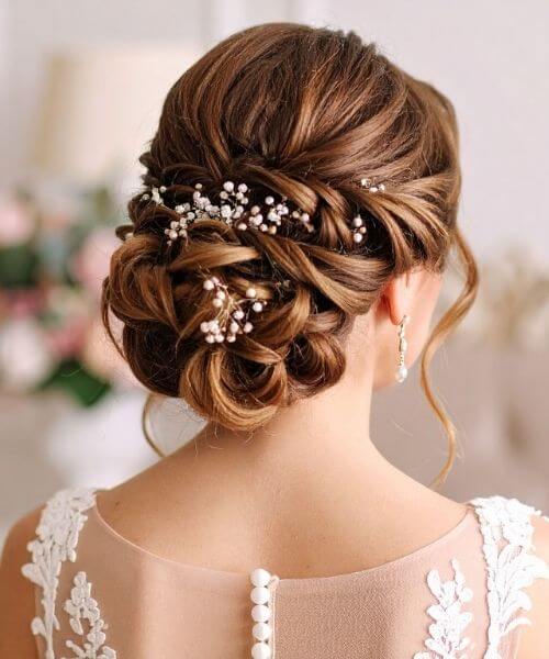 brideand special occasion hair sty;e