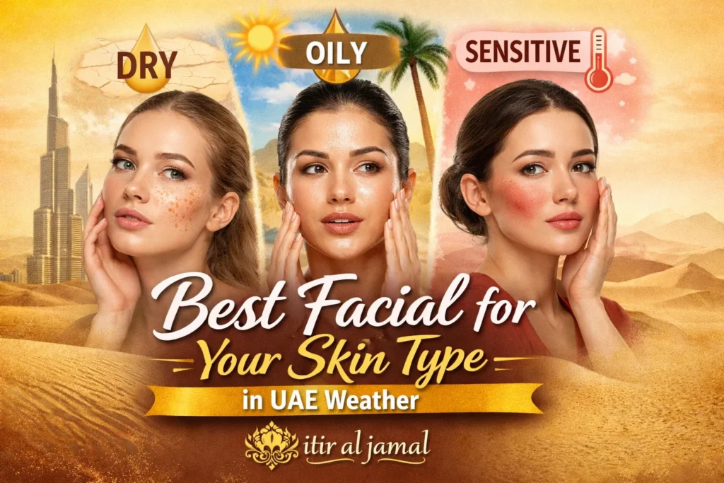 How to Choose the Right Facial for Your Skin Type in UAE Weather (Dry, Oily, Sensitive)