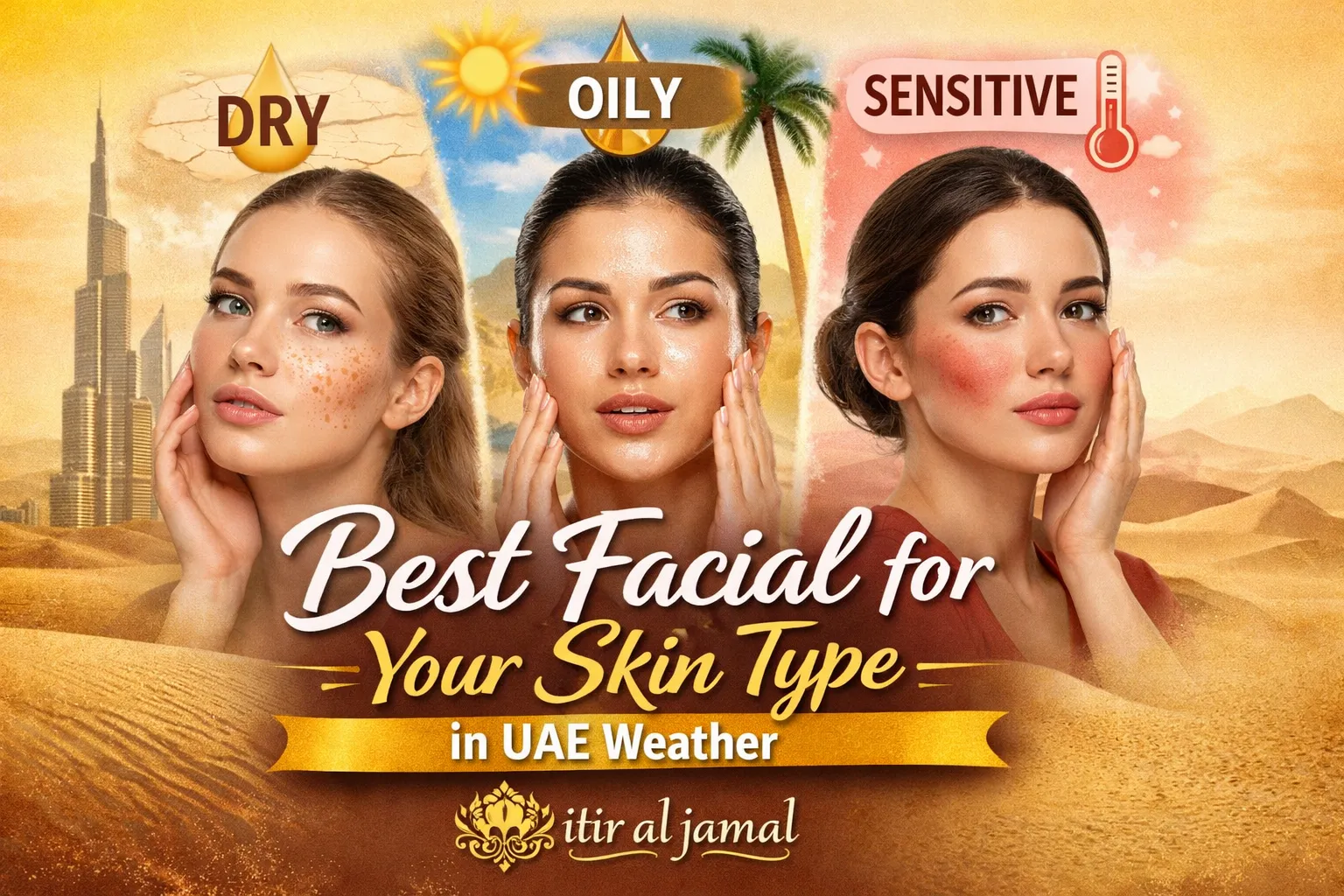 How to Choose the Right Facial for Your Skin Type in UAE Weather (Dry, Oily, Sensitive)
